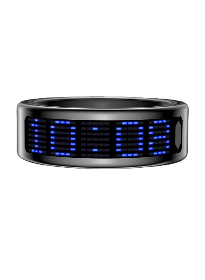 general Smart Ring SR16 for Heart Rate Monitoring, Blood Oxygen Monitoring, Sleep Monitoring, Motion Detection, Multi-Functional Display, All-Weather Protect Your Health with Caller ID Reminder, IP68 Waterproof, Black No.14, Internal Diameter: 23mm, Perimeter: 72.5mm - Image 2